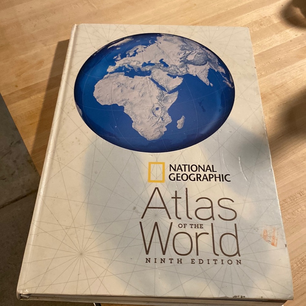 What A Book (National Geographic) Atlas of world